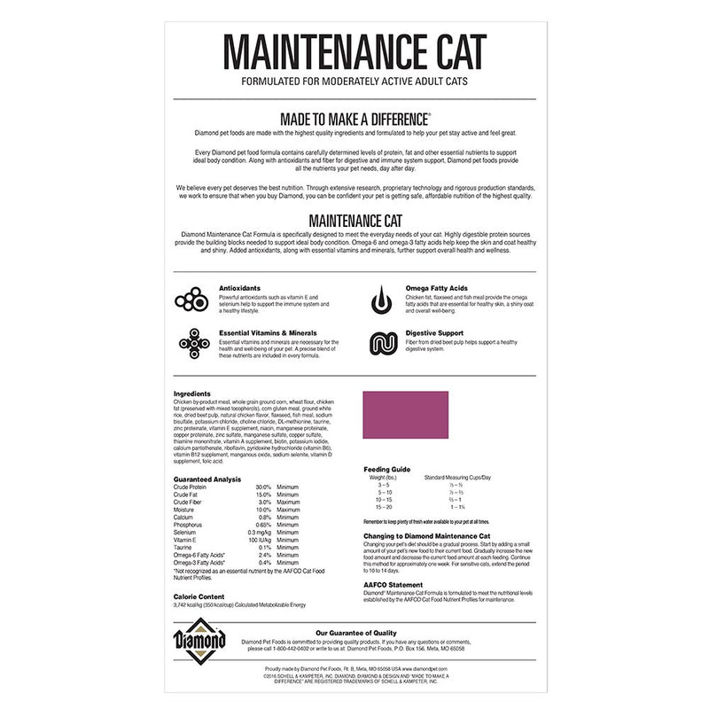 Diamond Pet-Nws Maintenance Cat 20lb