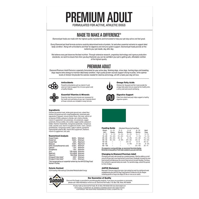 Diamond Pet-Nws Premium Adult 40lb