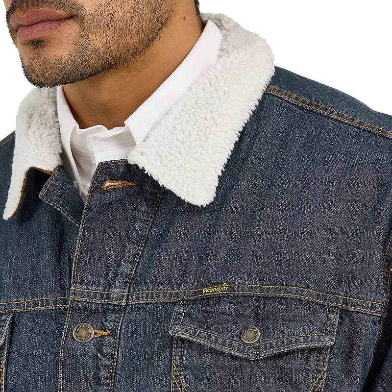 Wrangler Men's Western Sherpa Lined Jacket