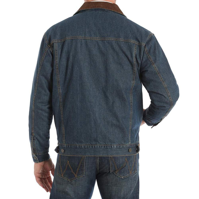 Wrangler Men's Blanket Lined Denim Jacket
