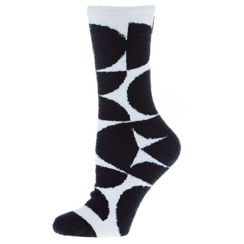 Crescent Sock Comapny WS Geo B/W-954 Cali Crew Socks