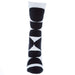 Crescent Sock Comapny WS Geo B/W-954 Cali Crew Socks