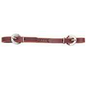 Latigo Soild Sewn Curb Strap with Stainless Steel Buckles