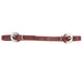 Latigo Soild Sewn Curb Strap with Stainless Steel Buckles