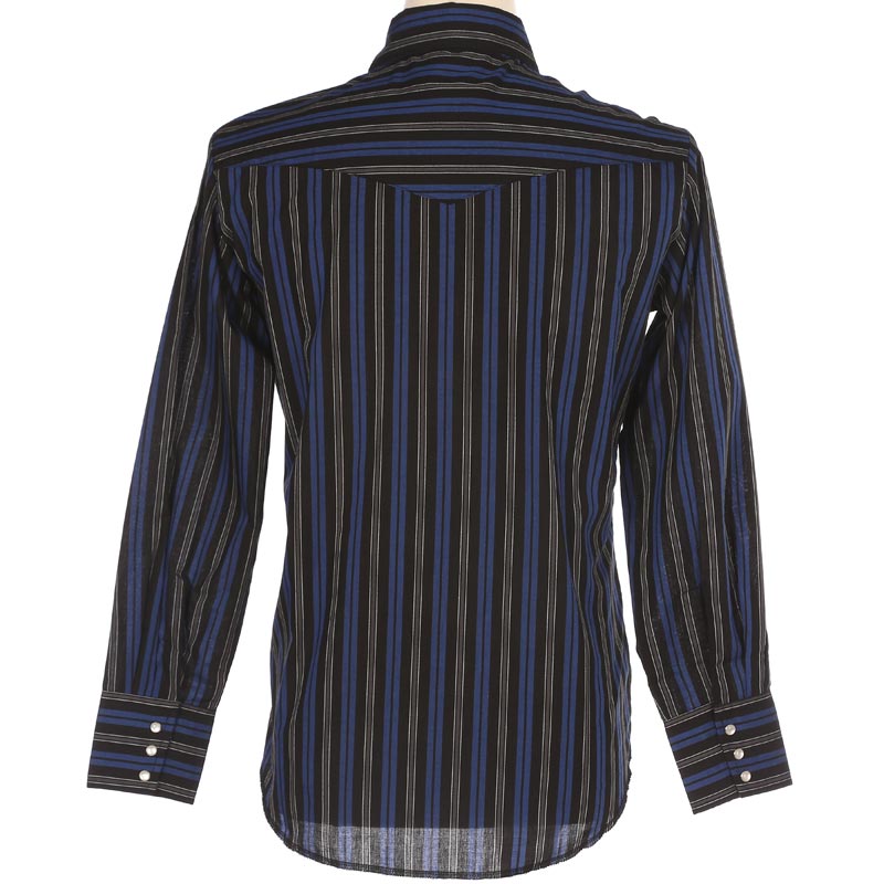 Wrangler Mens Sport Western Stripe Snap