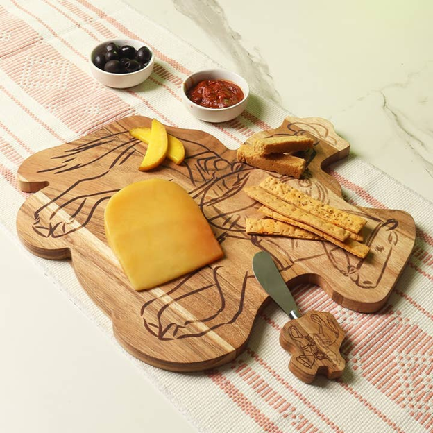 India Handicrafts Cowboy Board w/ Spreader