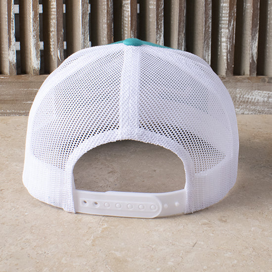 Kimes Ranch Teal Trucker Cap