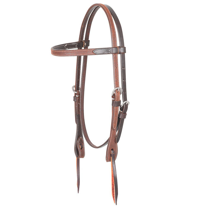 Roughout Chestnut Browband Headstall