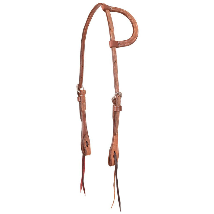 Natural Roughout Slip Ear Headstall