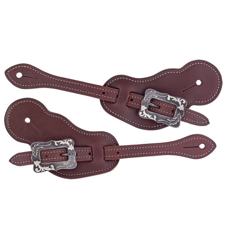 Oiled Canyon Rose Buckaroo Spur Straps