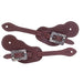 Oiled Canyon Rose Buckaroo Spur Straps