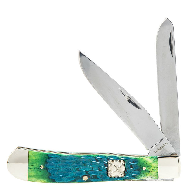 Twisted X Green Bone Trapper Knife