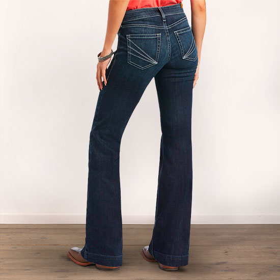 Ariat Women's Perfect Rise Aisha Wide Leg Jean