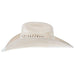 American Hats Co 7700 Rancher Crease 4 1/2in Brim Straw