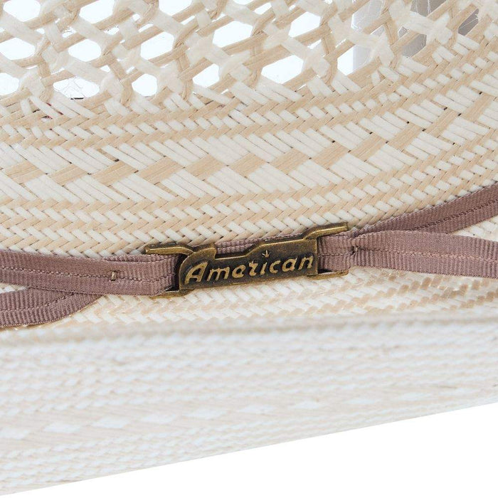 American Hats Co 7700 Rancher Crease 4 1/2in Brim Straw