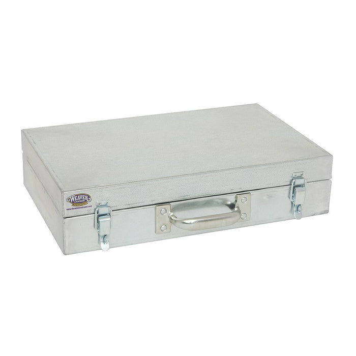 Leather Galvanized Clipper Box