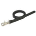 Leather 5/8in x 3` Black Brahma Nose Lead
