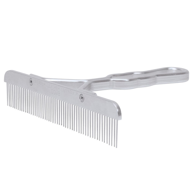 Leather Show Comb w/ Aluminum Handle