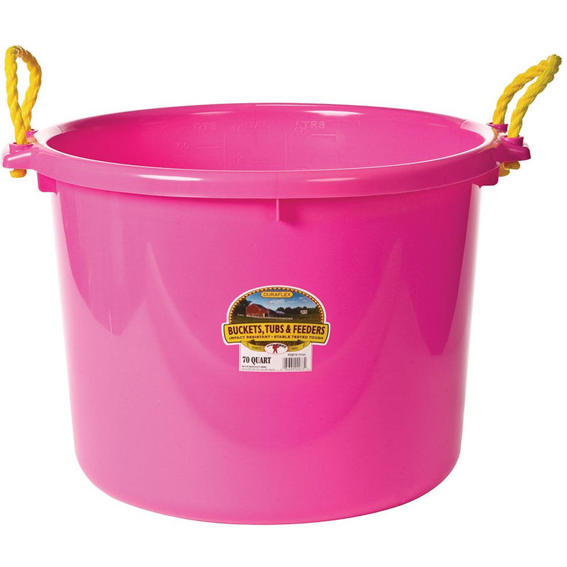 Hot Pink 70 Quart Muck Bucket