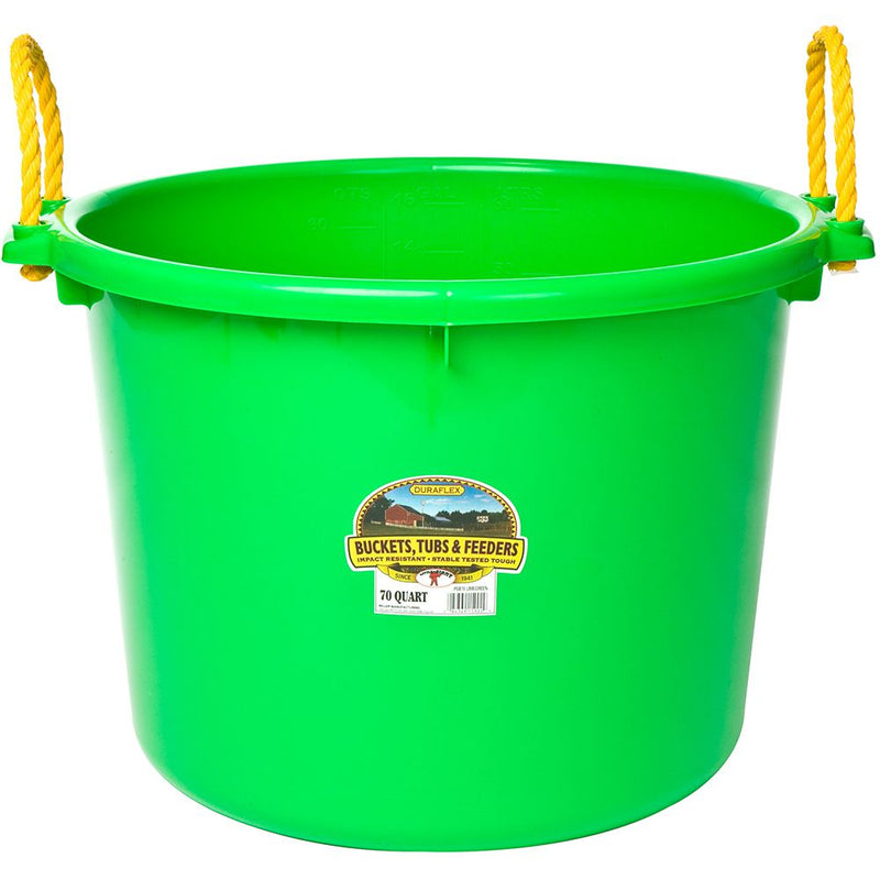 Lime Green 70 Quart Muck Bucket