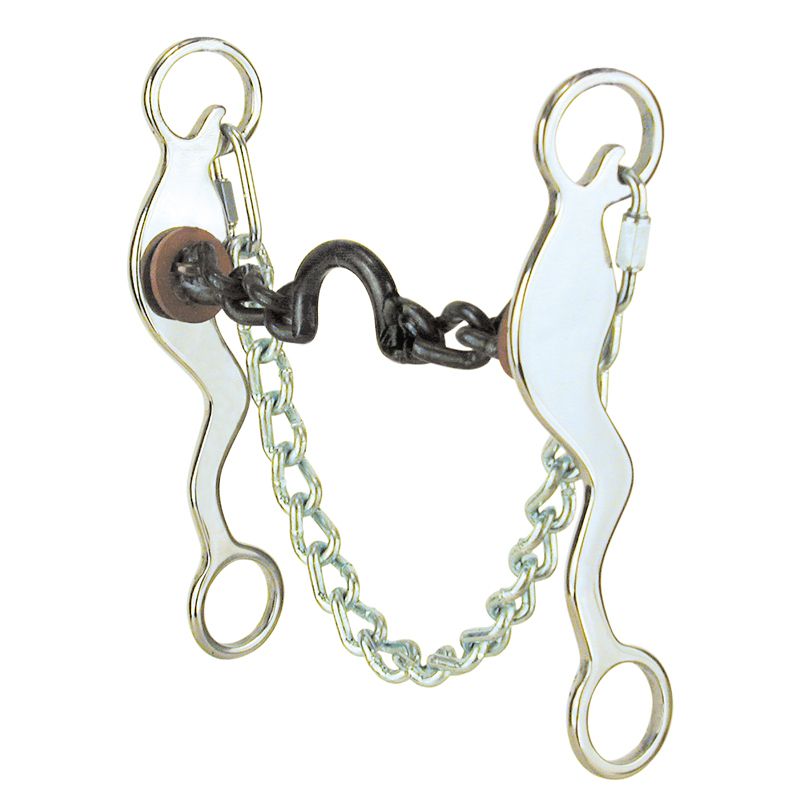 Mike Beers Low Port Chain Stainless Steel Short Shank Bit