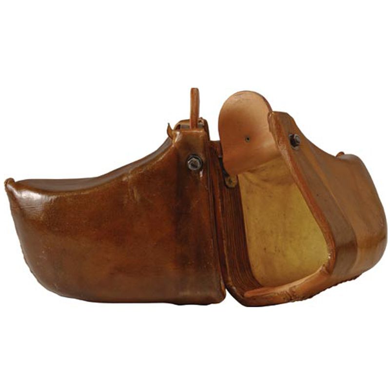 Rawhide Flat Bottom Tapaderos - Child