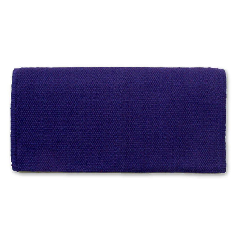 1314-29 San Juan Solid Purple 36x34 New Zealand Wool Saddle Blanket