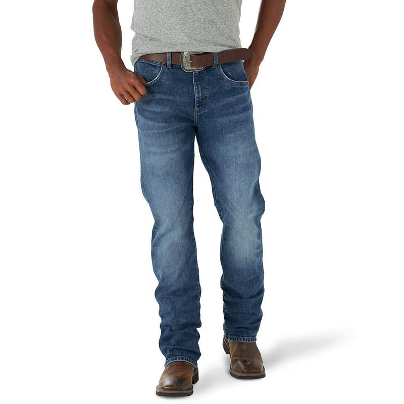 Wrangler Men's Retro Green Jean 77 Slim