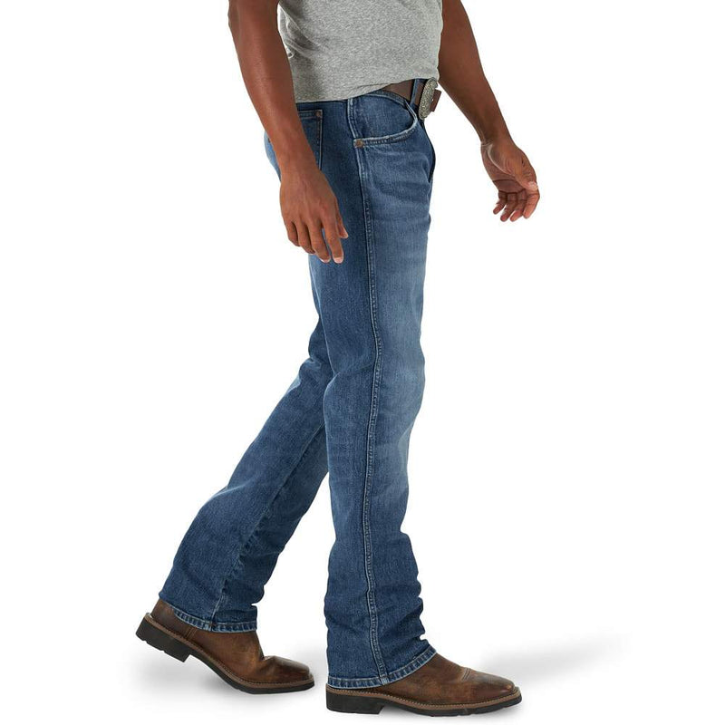Wrangler Men's Retro Green Jean 77 Slim