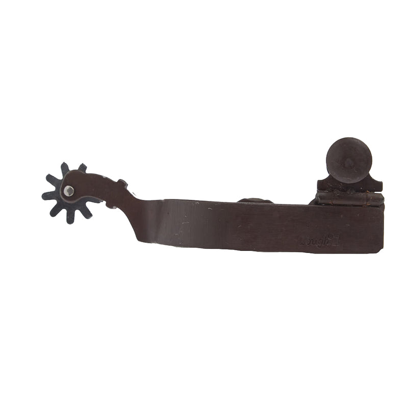 Tough 1 Antique Brown Steel with Stars Spurs