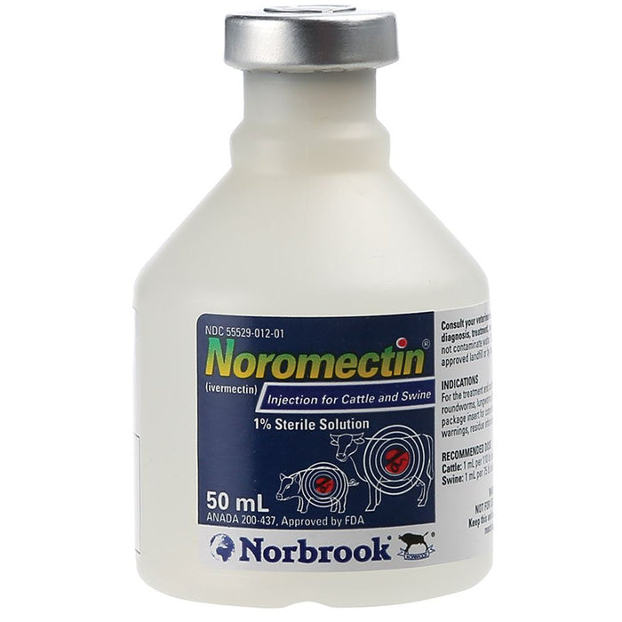 Noromectin 1% Injection for Cattle & Swine 50mL