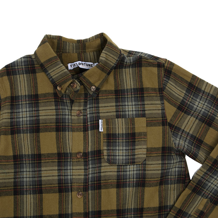 Fieldstone Boy's Green Woodsman Flannel
