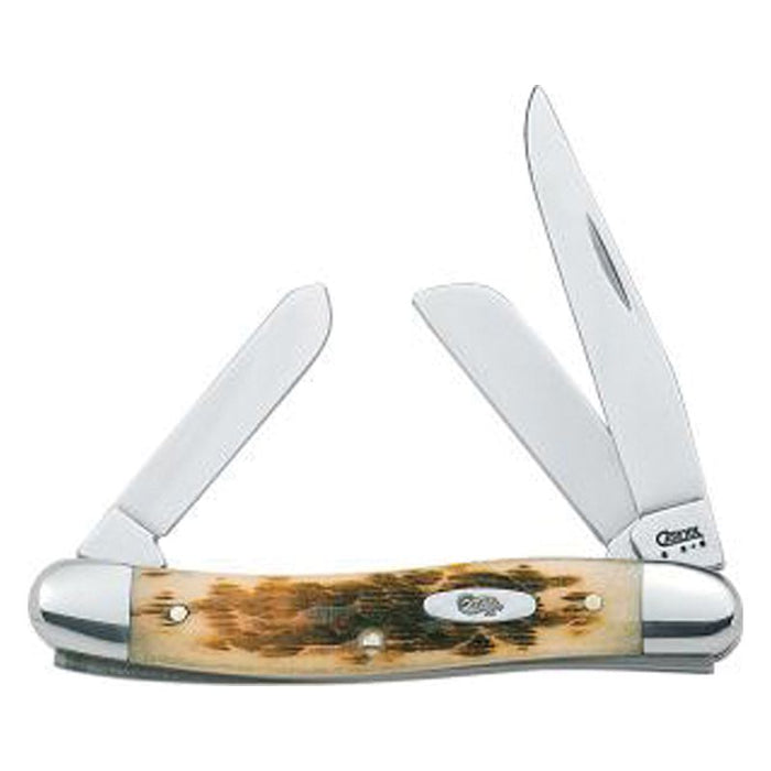 Amber Bone Medium Stockman Knife