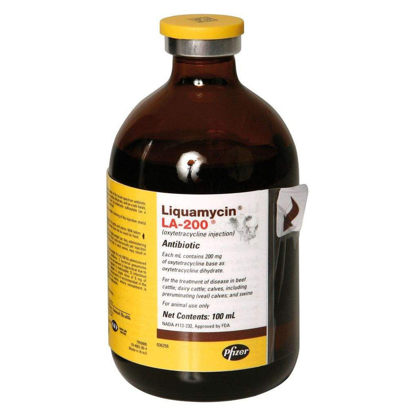 Zoetis Animal Health Liquamycin LA-200 Injectable 100mL