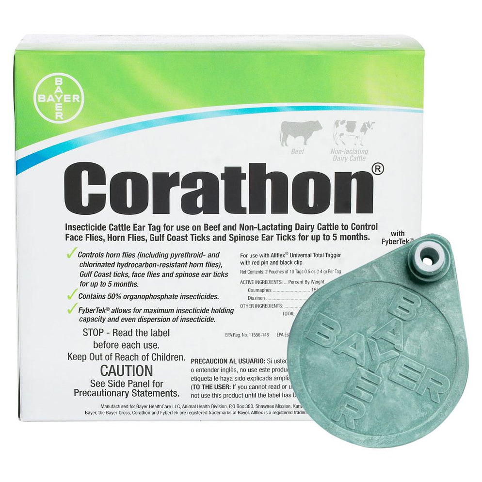Bayer Corathon Insecticide Cattle Ear Tags