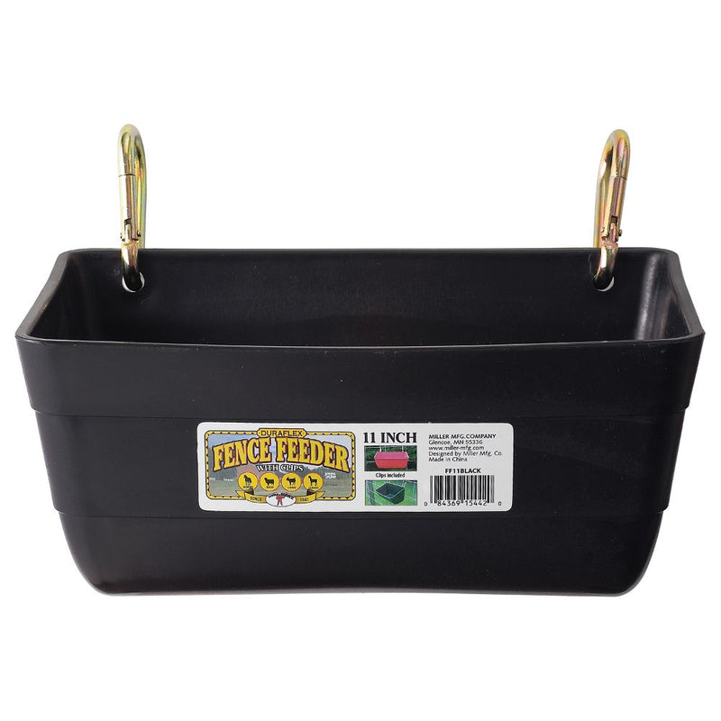 Black 11" Fence Feeder with Hardware