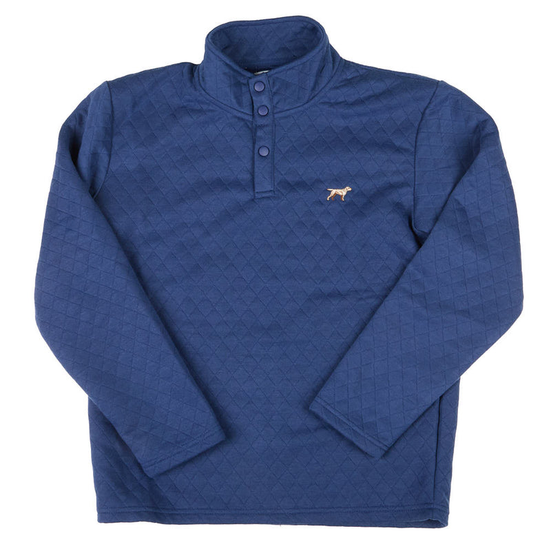 Fieldstone Boy's Blue Diamond Patterned Pullover