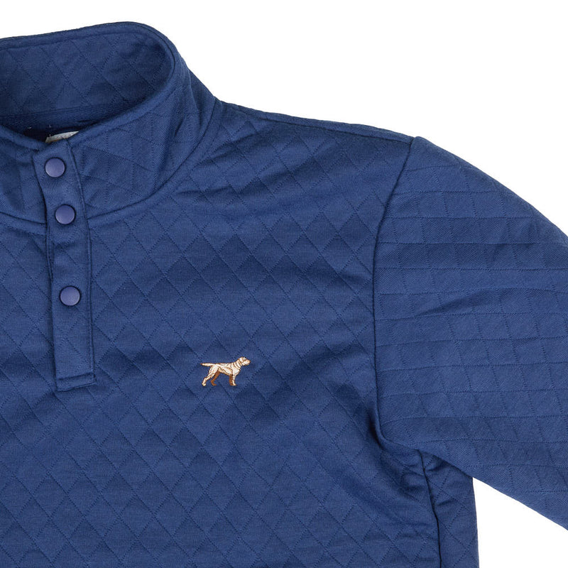 Fieldstone Boy's Blue Diamond Patterned Pullover
