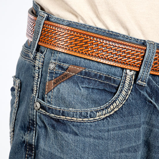 Ariat Men's M5 Gambler Slim Stackable Straight Leg Jeans