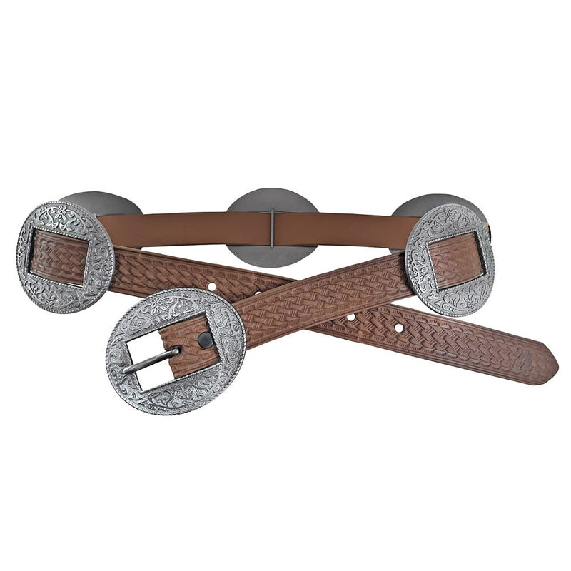 Wrangler Women's Concho Tooled Belt