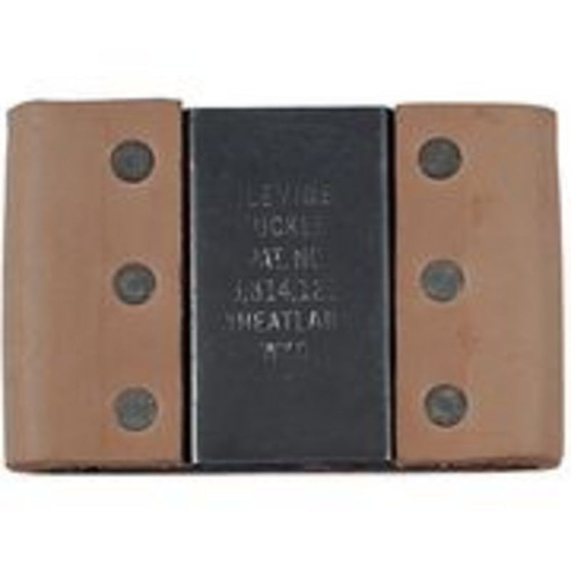 Stainless Steel 3" Leather Covered Sleeve