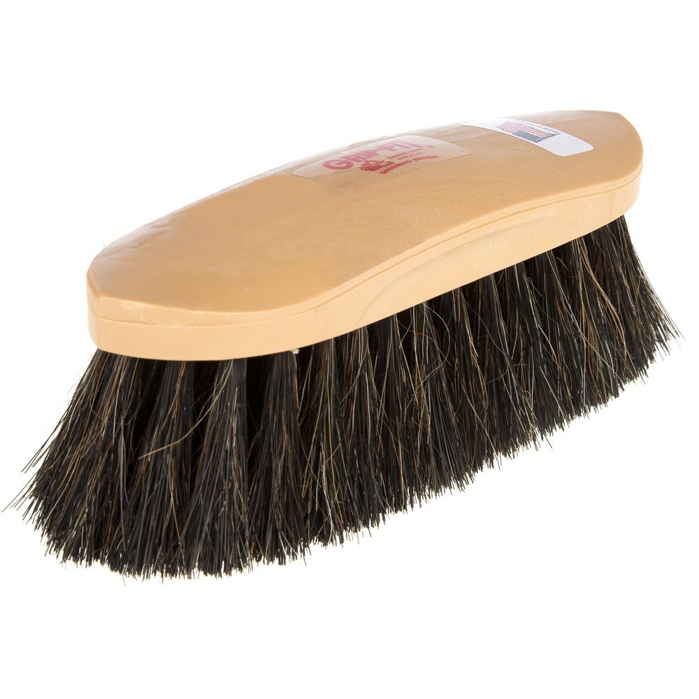 Round Window/Vehicle Brush 4 1/2 Horsehair/Poly Mix 2 1/2 Trim