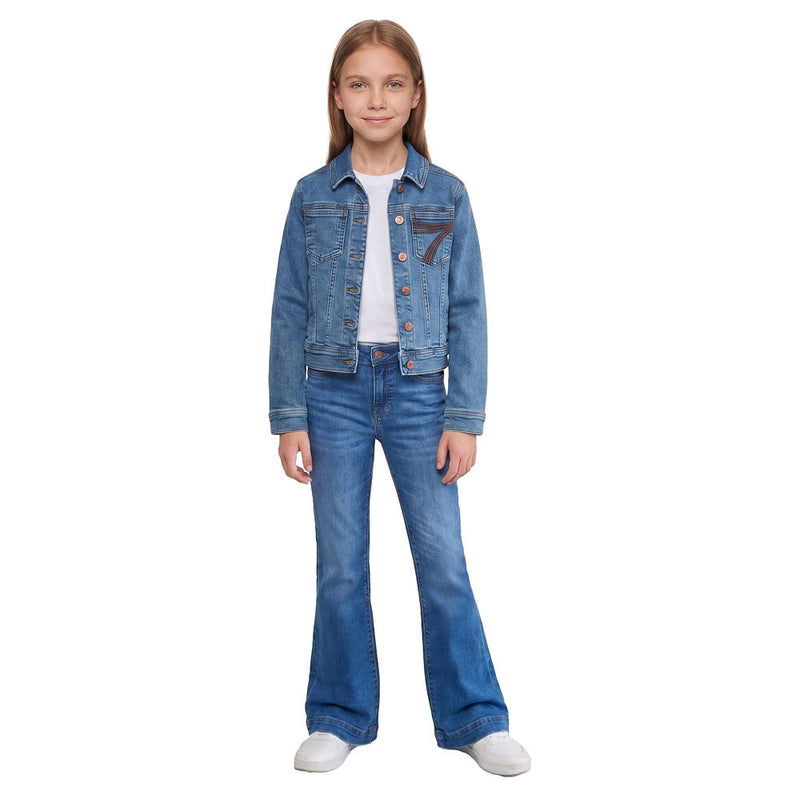 7 For All Mankind Girl's Moonwater Dojo Trouser