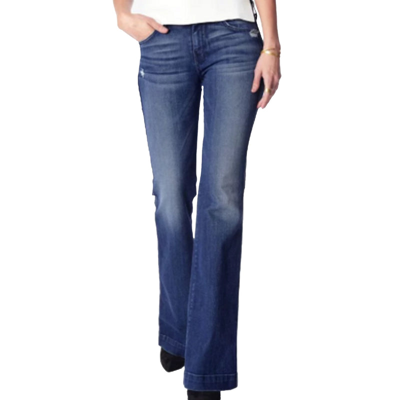 7 For All Mankind 7 Women's Dojo Lake Blue Trouser
