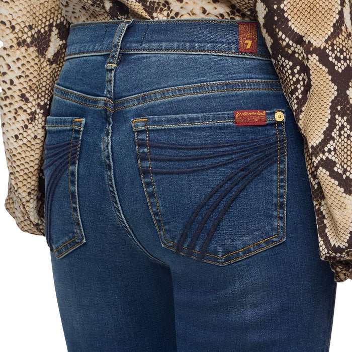 7 For All Mankind Women's Dojo Flare Wide Leg Jeans