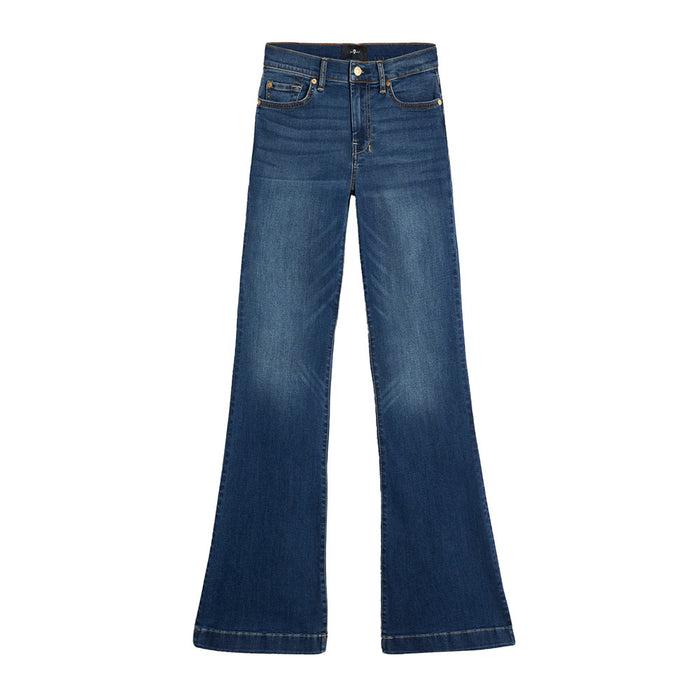 7 For All Mankind Women's Dojo Flare Wide Leg Jeans