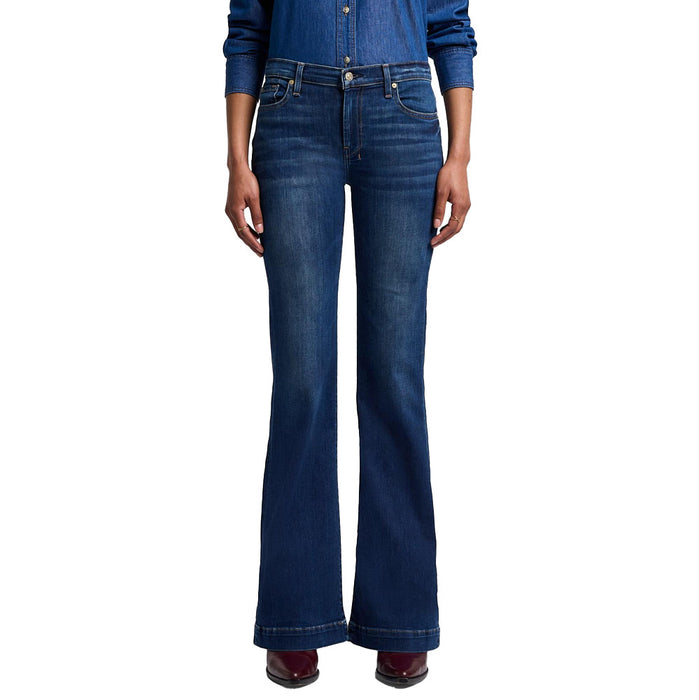 7 For All Mankind Women's Dojo Wide Leg Trouser Jeans Moreno