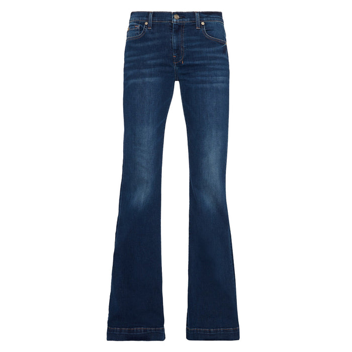 7 For All Mankind Women's Dojo Wide Leg Trouser Jeans Moreno