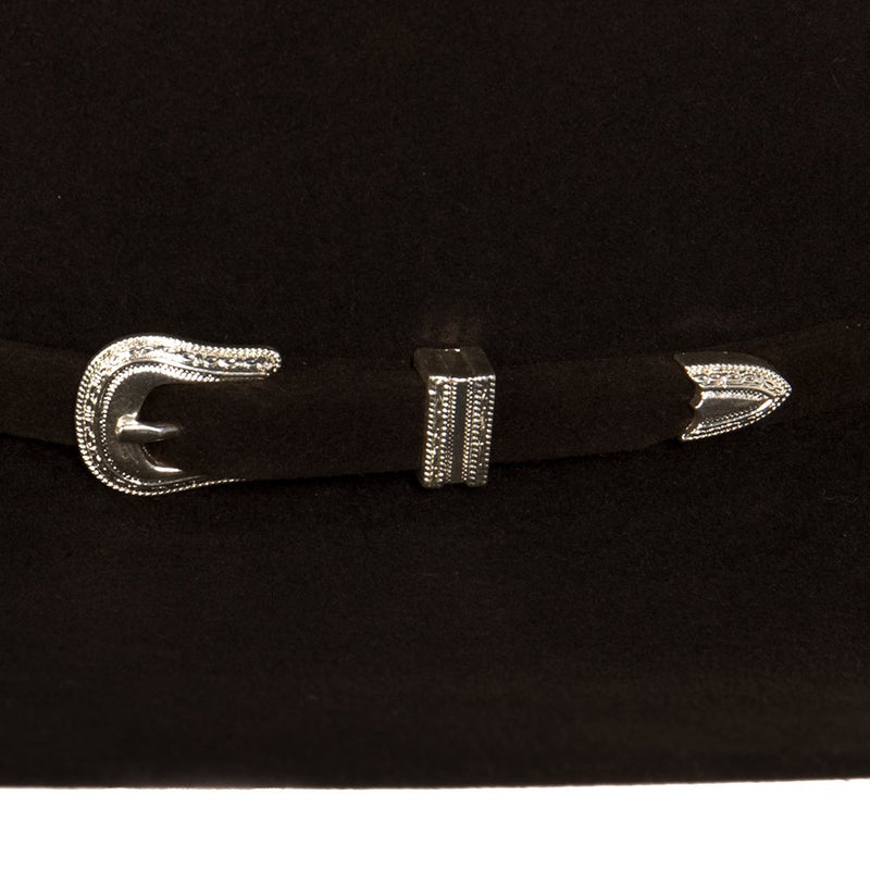 American Hats 7X Chocolate Open Crown 4-1/4 Brim Felt Cowboy Hat