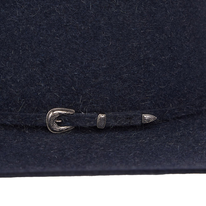 Rodeo King 7X Denim 4 1/4in Brim Open Crown